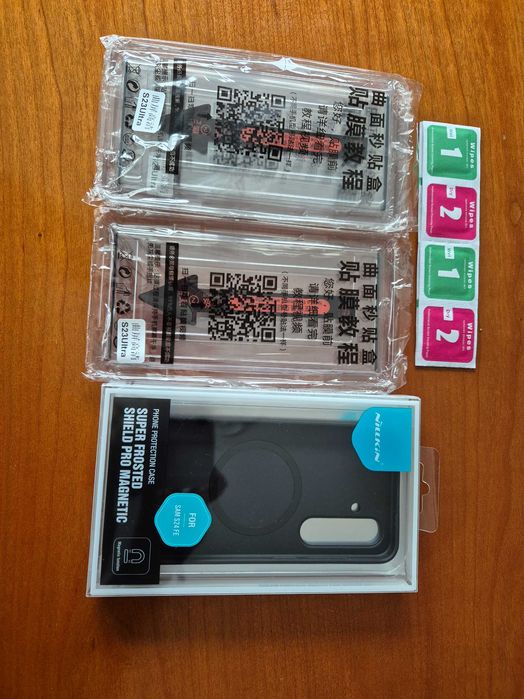 Кейс за Samsung Galaxy S24 FE Nillkin + 2 бр. протектори