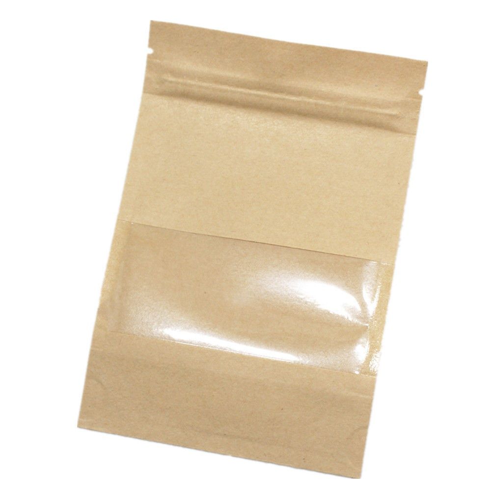 Крафт пакет zip-lock
