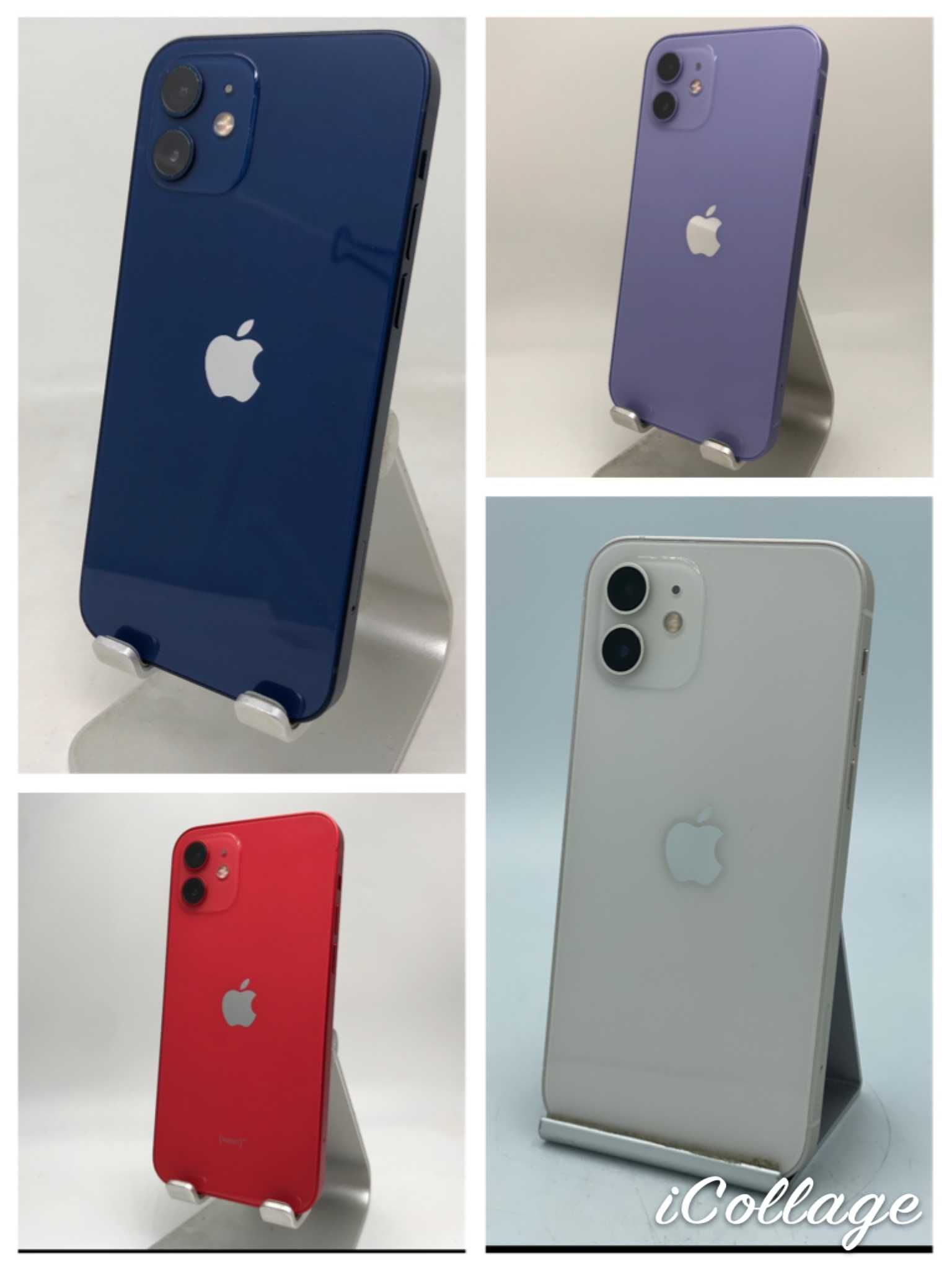 iPhone 12  64GB/128GB Purple/Red/Black/White Neverlcock