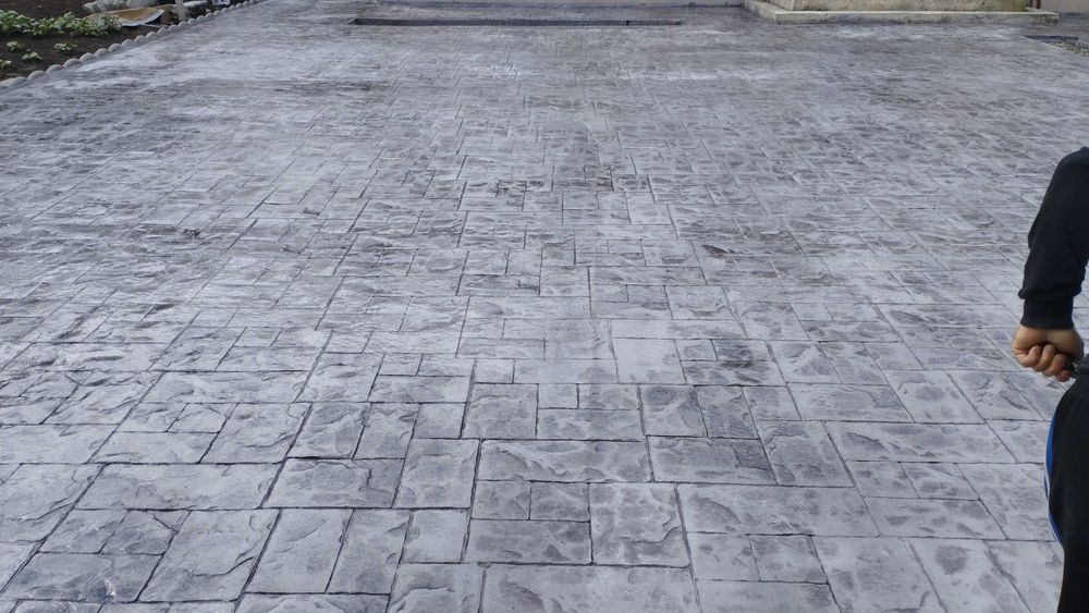 Beton amprentat PaulPAV