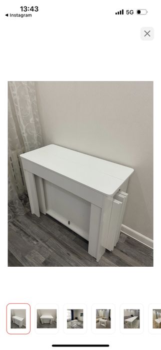 Стол консоль трансформер