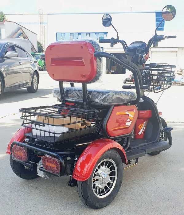 ПРОМОЦИЯ - Триместна електрическа триколка - M19 с 1000 вата мотор