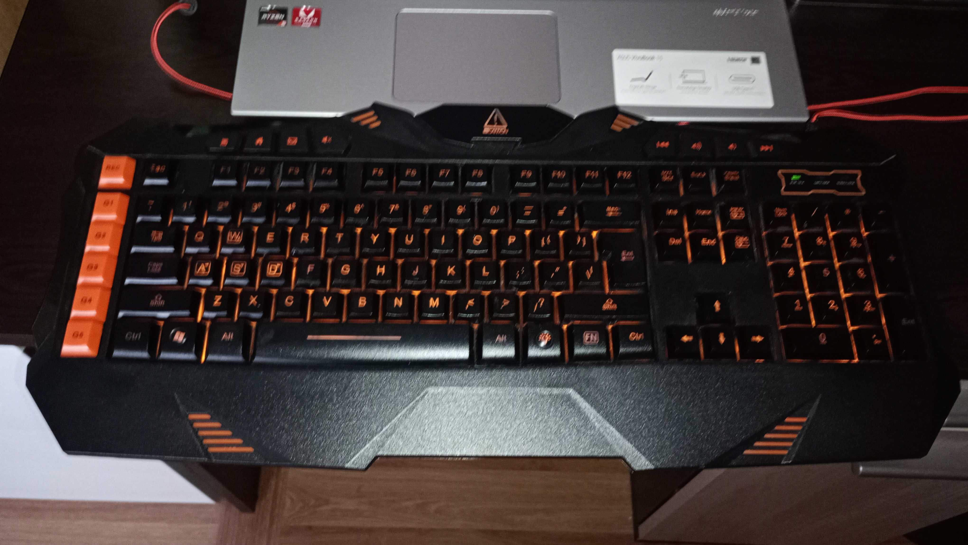 Геймърска светеща клавиатура с USB кабел  CANYON FOBOS CND - SKB3