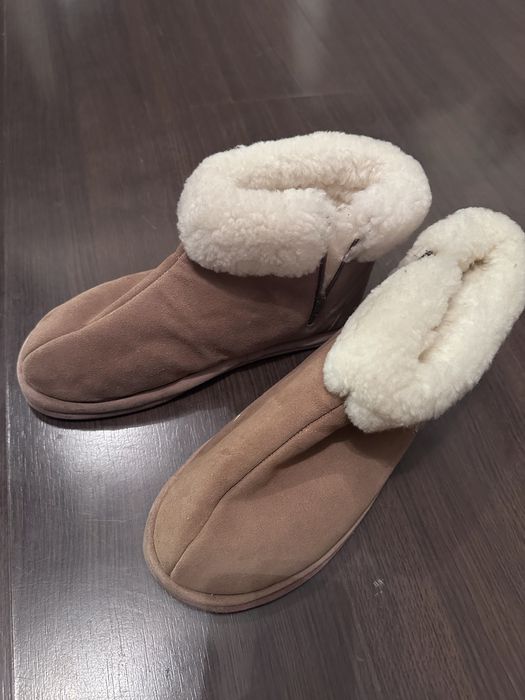 Топли обувки от естествена кожа