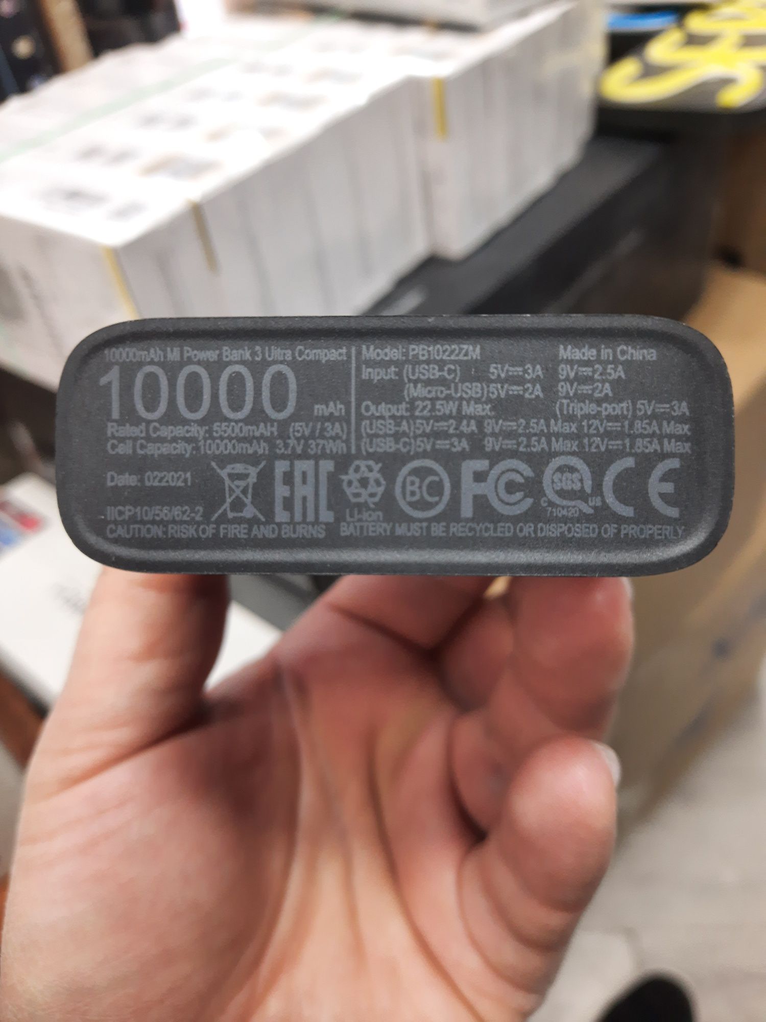 БЕПУЛ Доставка, АКЦИЯ! Power Bank xiaomi 10.000 mah, TypeC 22.5 Watt