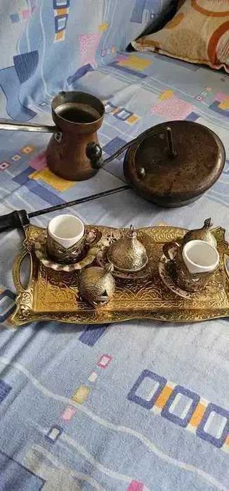 tigaie pentru prajit cafea ibric set servit cafea turceasca