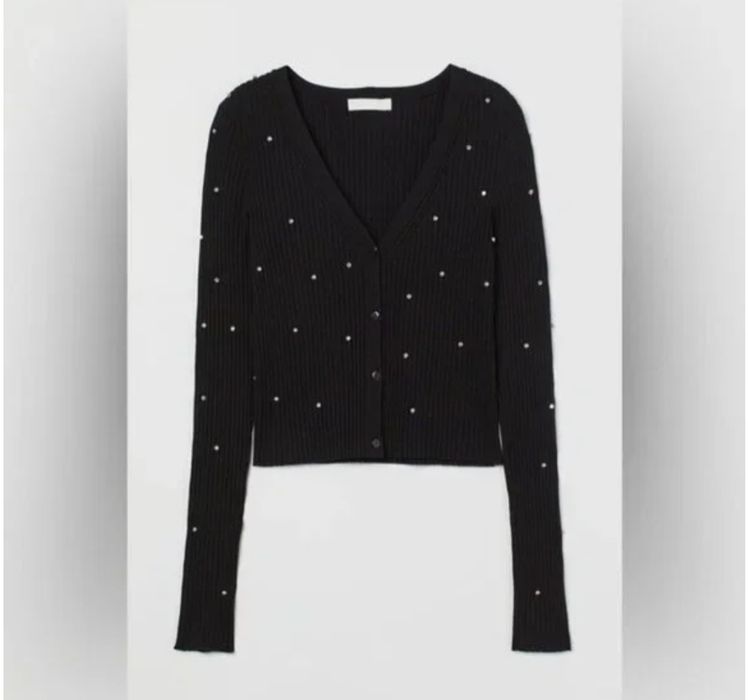 H&M жилетка с кристали XS-34