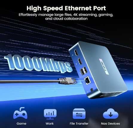 Мини компютър Trycoo Mini PC 12th N100 (Turbo 3.4GHz)