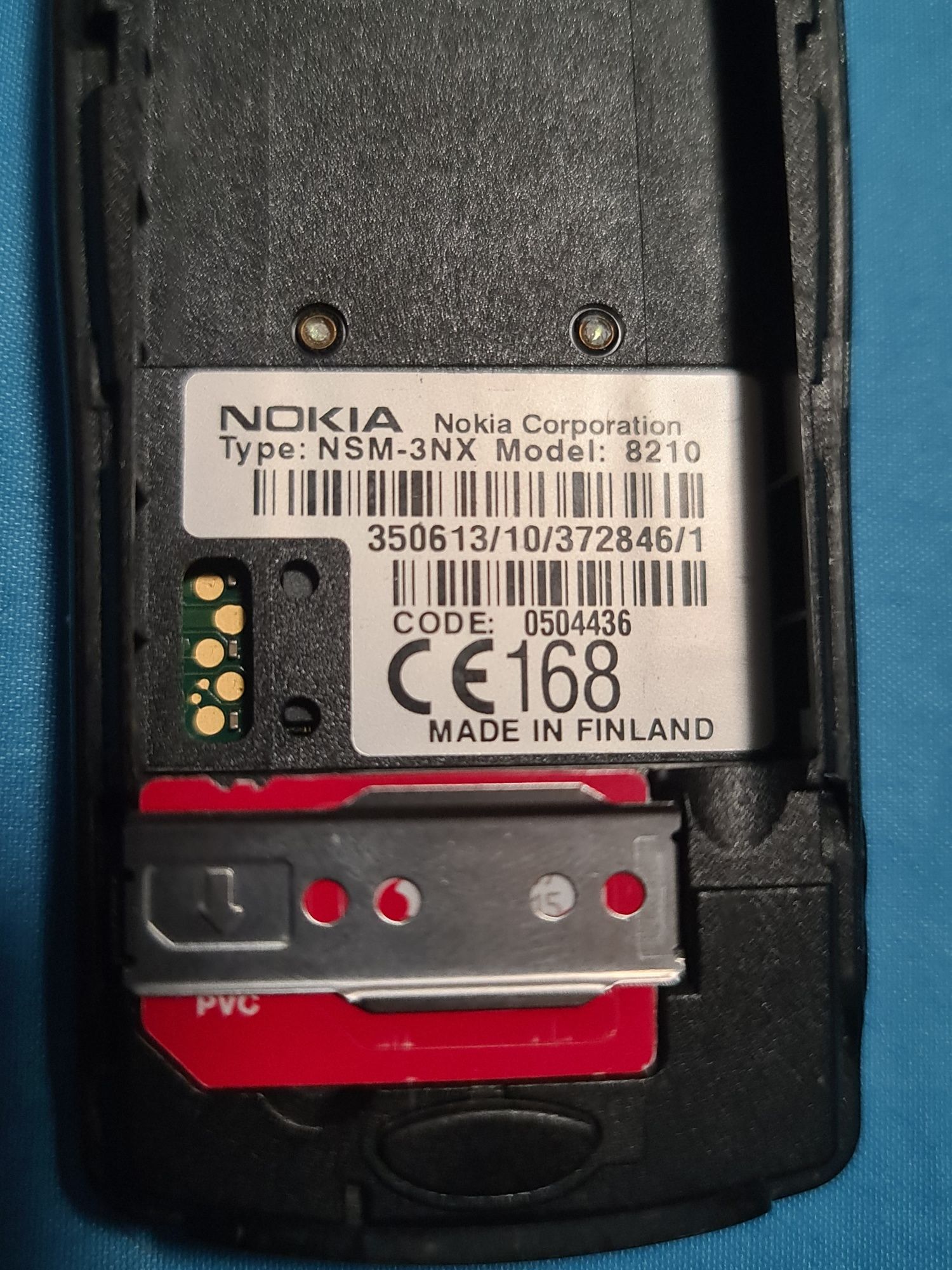 Nokia 8210 made in Finland