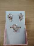 Set de bijuterii Pandora placat cu aur roze