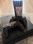 Consola PS4+2 manete+jocuri
