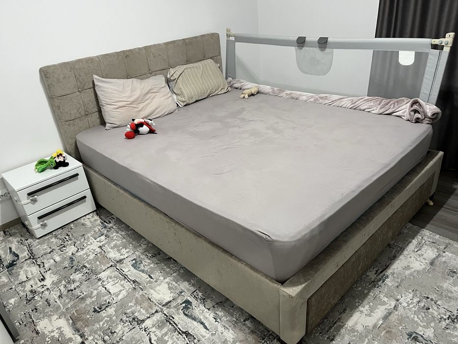 Pat Mobexpert 160x200 cu saltea Memory Foam