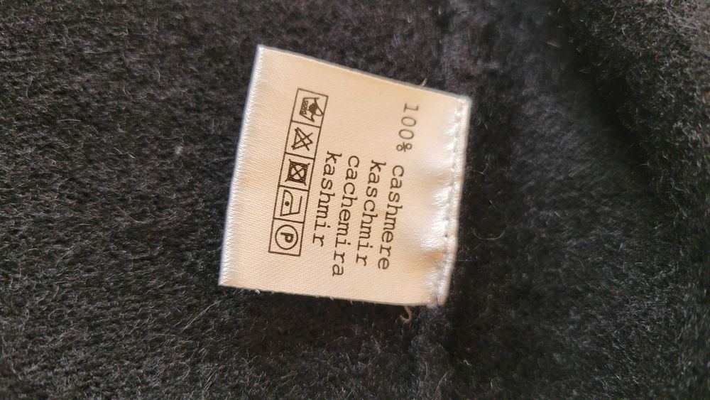 Hanorac dama casmir 100% negru FTC
