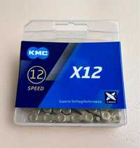 Верига KMC X12 Gold / Протектор за рамка Race Face Ново