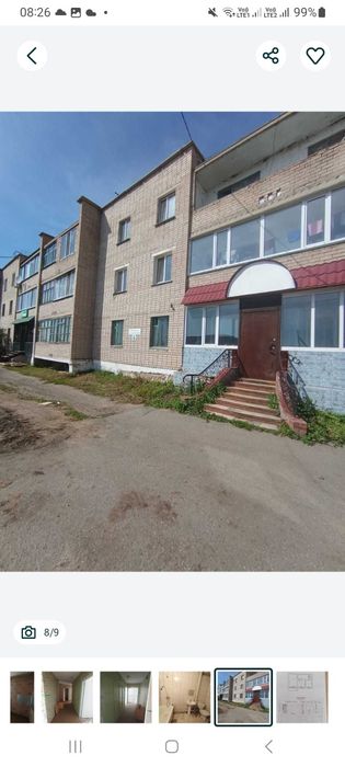 Продам 2х комнатную кваритру,с.Бишкуль