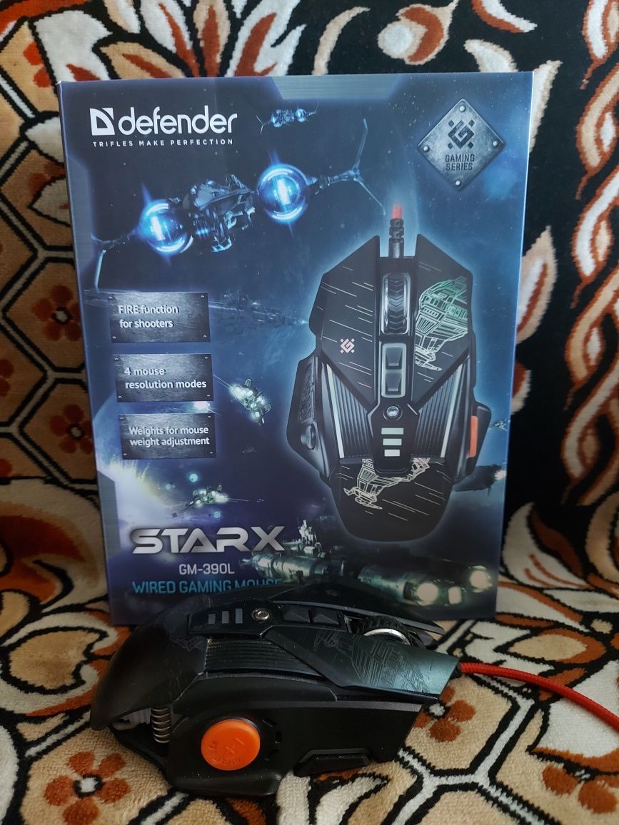 Продаётся проводная игровая Мышка DEFENDER STARX GM-390L