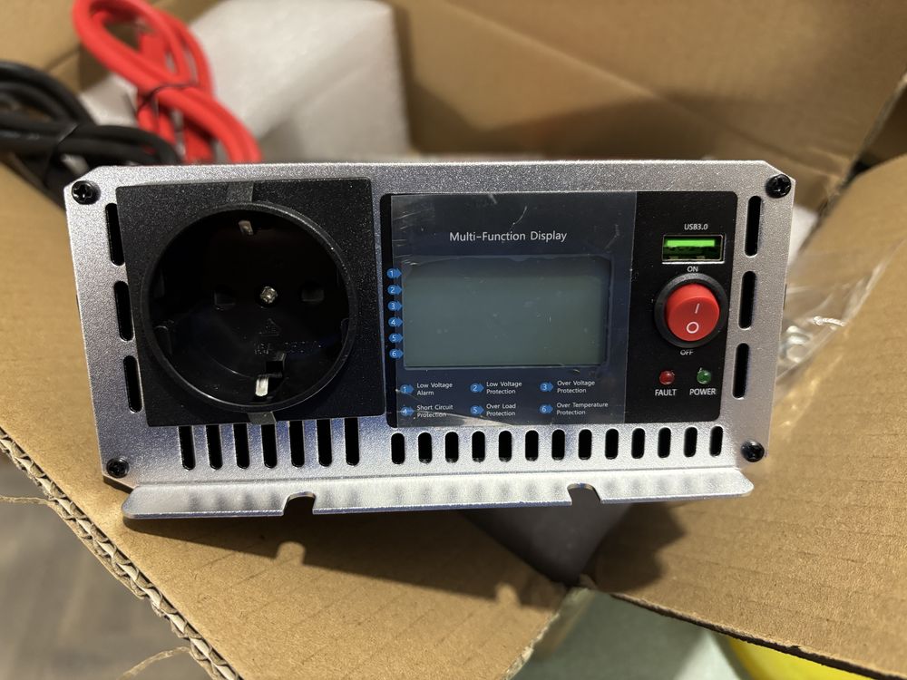 Инвертор преобразовател пълна чиста синусоида 12v -  220v - 2000/4000W