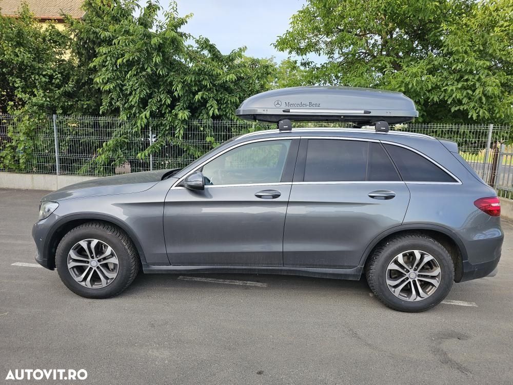 Cutie portbagaj Mercedes originala tip Thule 400 L, GLC, Gri Selenite