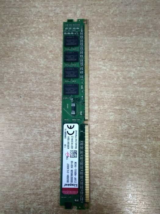 Оперативная память Kingston 4GB DDR3 1600MHz