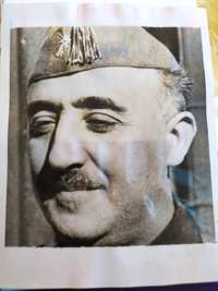Francisco Franco Spania 1937 Razboi Civil fotografie autentica presa