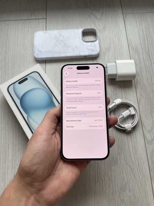 • Iphone  15  blue • FULLBOX •