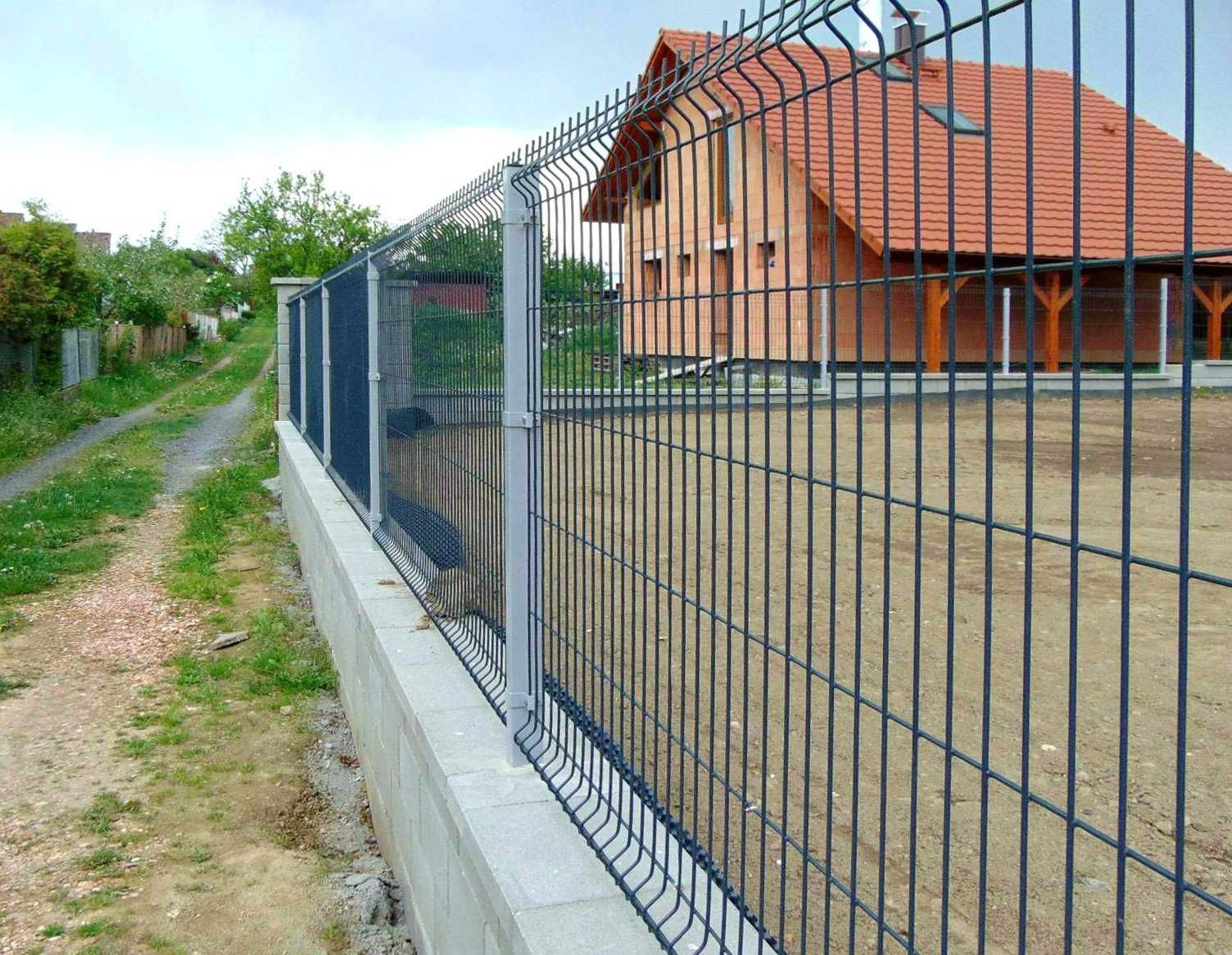 Garduri din panou stil jaluzele, sipca metalica, plasa, tabla si BCA