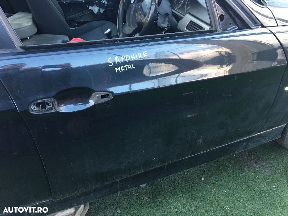 Usa / Portiera Dreapta Fata BMW E90 / E91 Black Sapphire Metallic 2004 - 2012