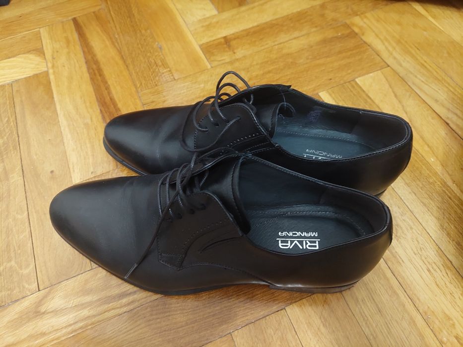 Pantofi eleganți de ocazie din piele naturala noi