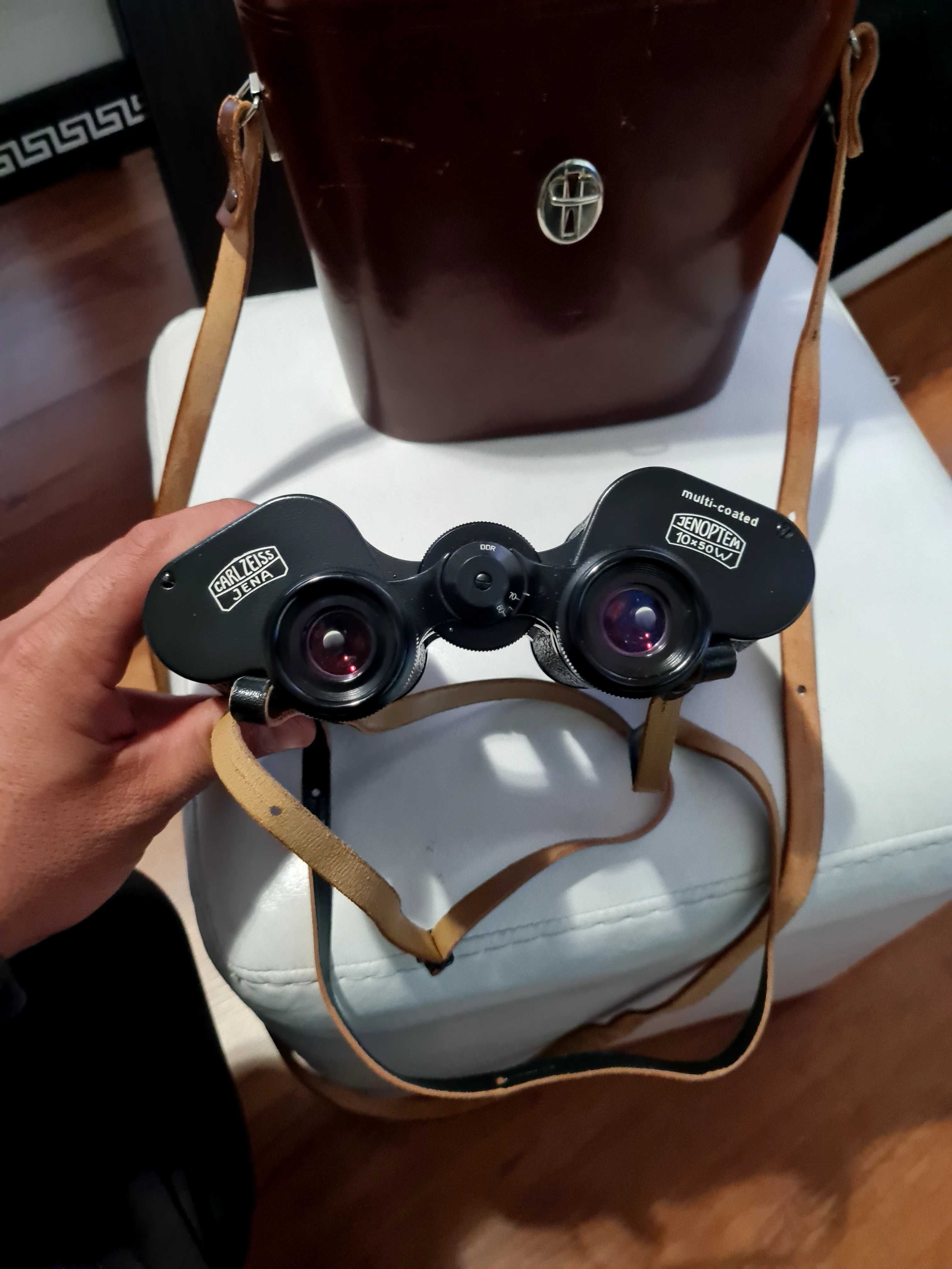 ТОП Немски Бинокъл Carl Zeiss Jena JENOPTEM-MULTI-COATED -10 х 50W-ГДР