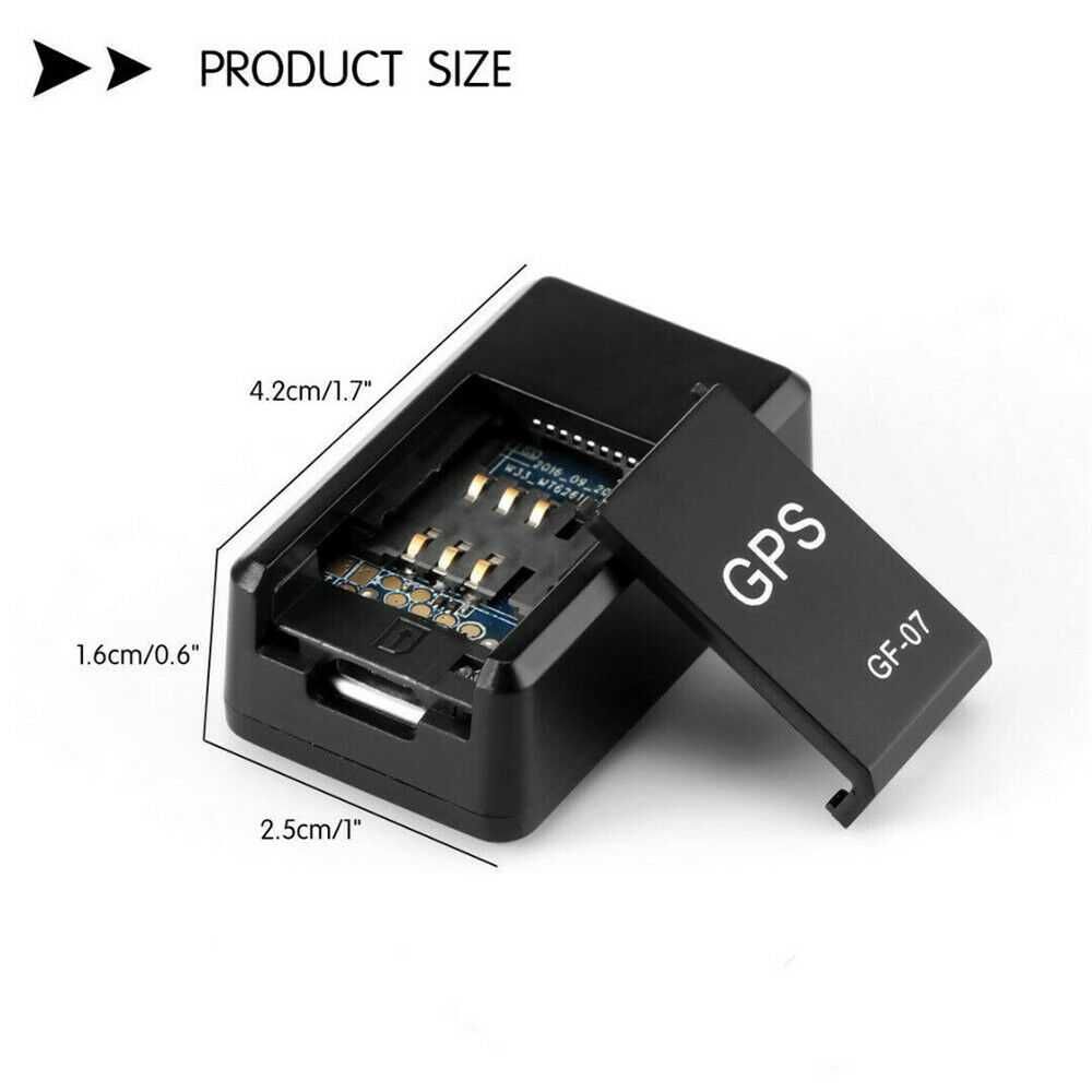 Mini GF-07 Localizator de urmărire GPS. Urmărire în timp real