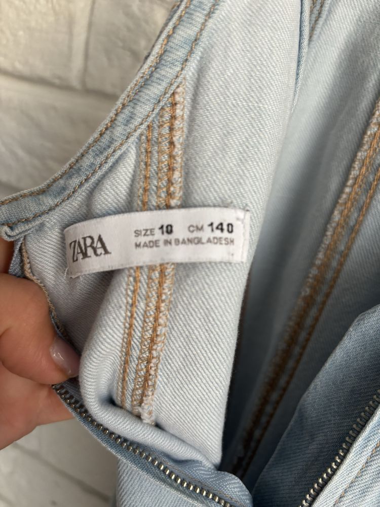Детска дънкова рокля Zara 140 см