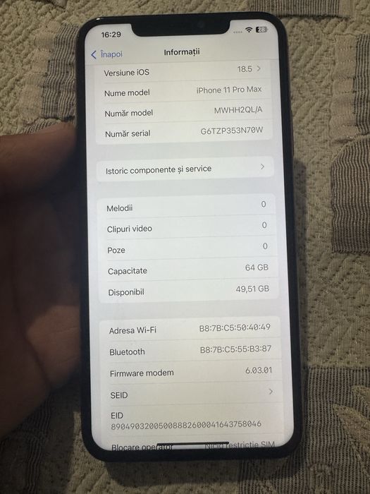 Iphone 11 pro max orice retea