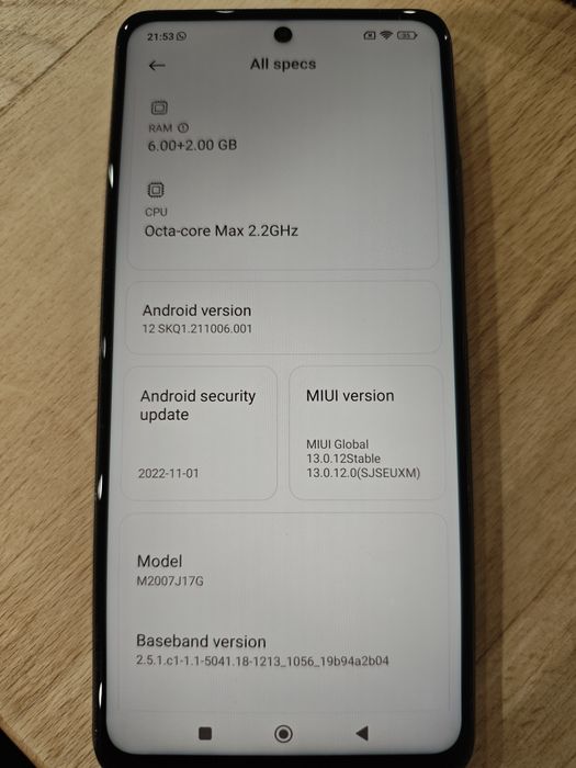 Vand Xiaomi Mi 10T Lite