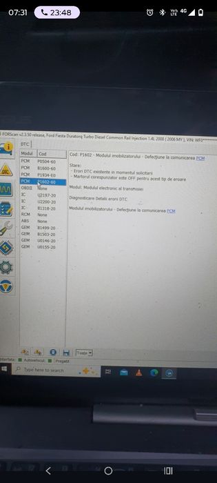 Diagnoza dedicata Ford/Mazda