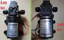 Pompa 12V presostat rulota 6 - 8l/min dus stropit food