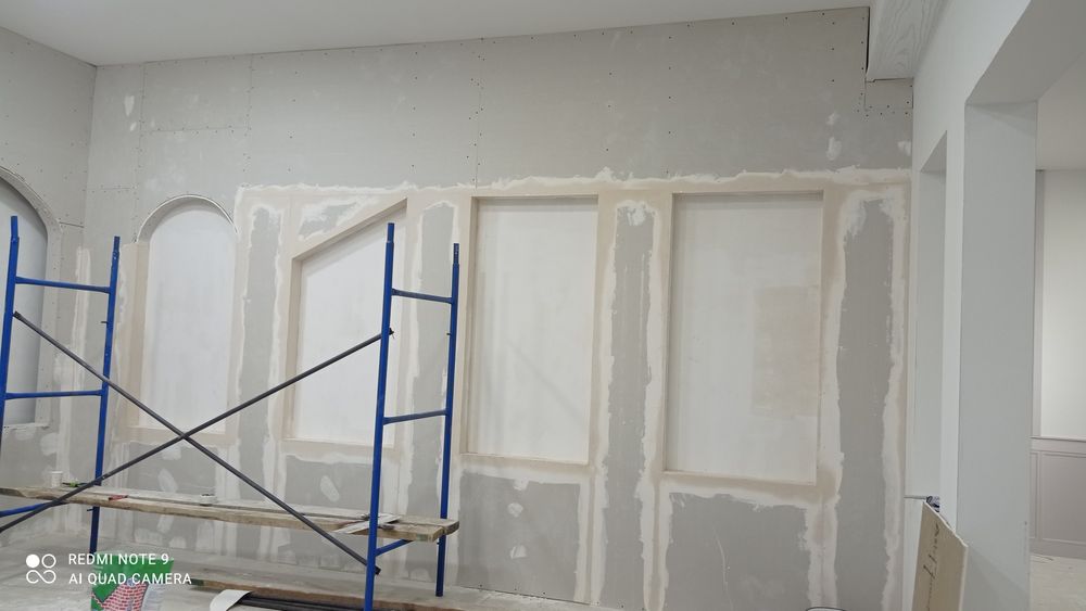 Делаем гипсокартон, потолок и стены быстро и качественно