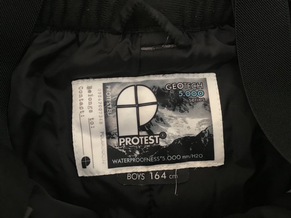 Сив панталон за ски и сноуборд Protest Geotech 5.000 series