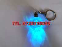 Promotie Breloc Din Sticla Led Cristal 6 Culori Suzuki Sau Alte Auto