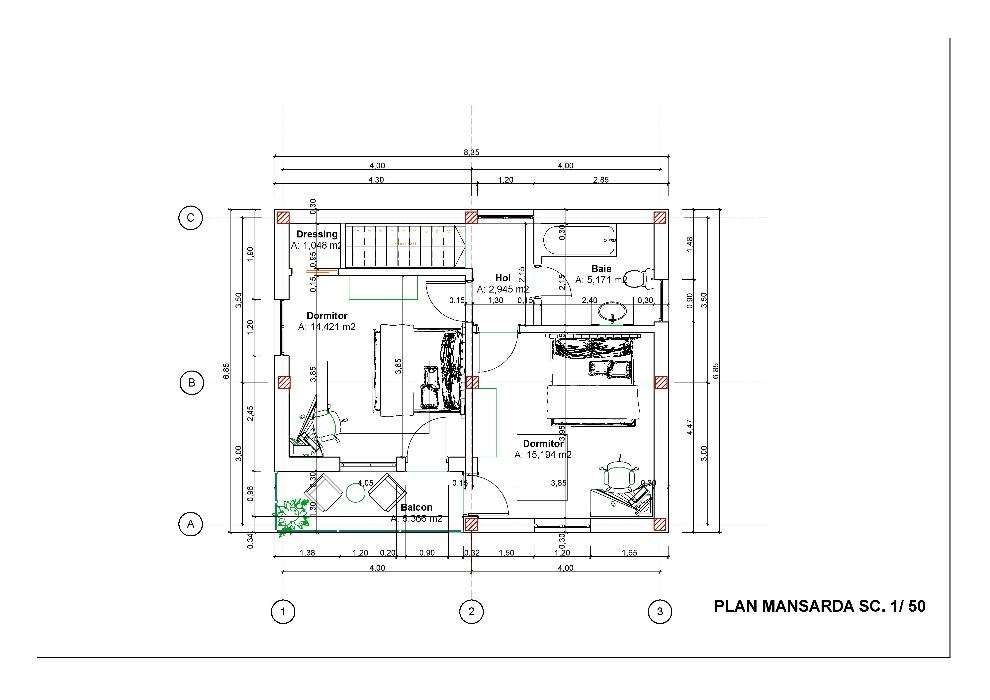 Kit casa lemn 120 mp