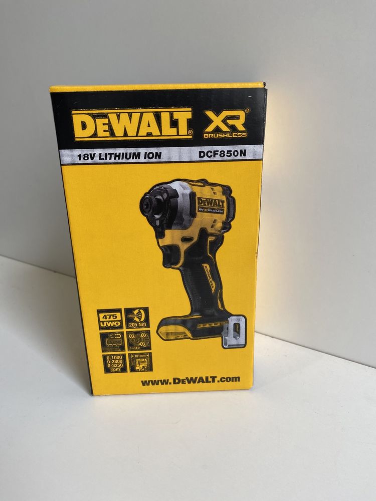 Импакт / Винтоверт DeWALT Atomic DCF850N 18V 205Nm Brushless