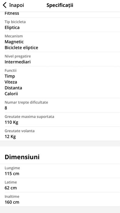 Bicicleta eliptica moto M Kettler