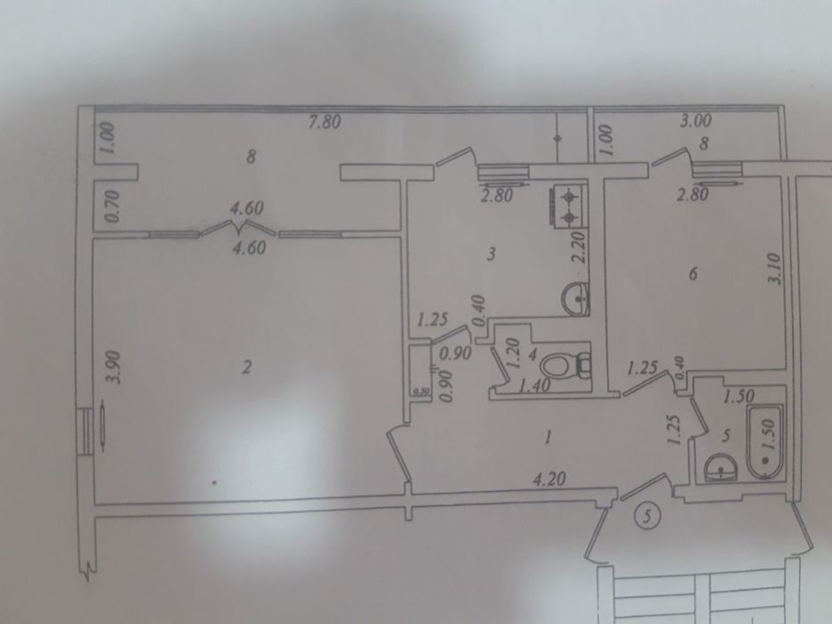 2х ком. 58м2. Ипотеку можно