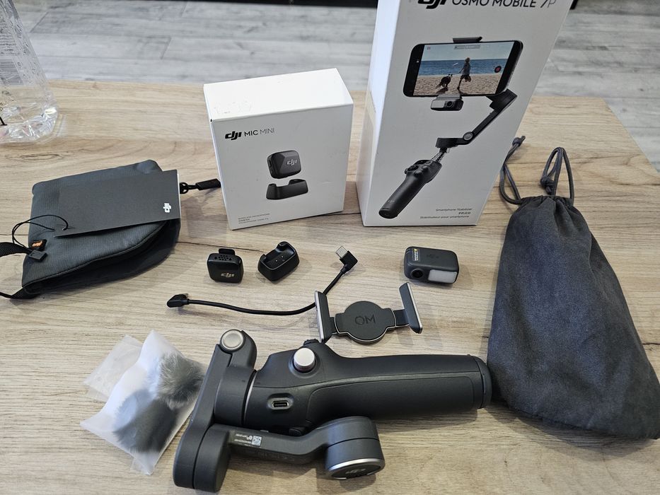 DJI Osmo Mobile 7P + DJI Mic Mini – Noi, folosite doar pt unboxing