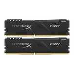 HyperX Fury Black 32GB(2x16GB), DDR4, 3600MHz, CL18, Dual Channel