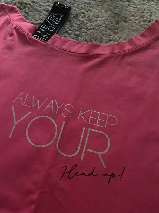 Rochie de vara roz, umar gol cu bareta, S/M, nou