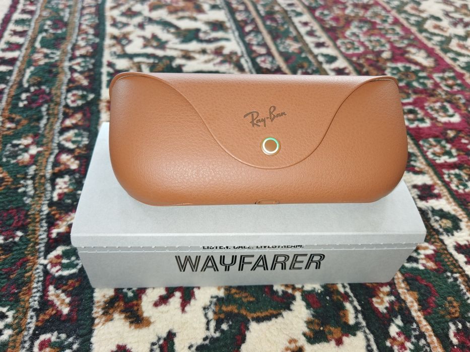 Умные очки Ray-Ban Meta Wayfarer Shiny Black, Green