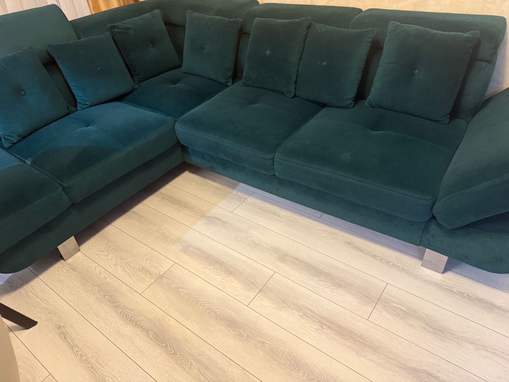 super oferta Canapea extensibila Verde Smarald