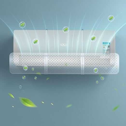 Прозрачен универсален дефлектор за климатик,регулируем.Много здрав!