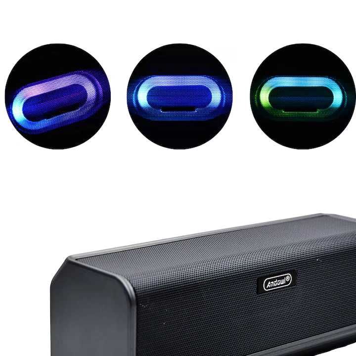 Boxa portabila Wireless, Bluetooth, USB, AUX, 30W PMPO,Baterie 1200mAh