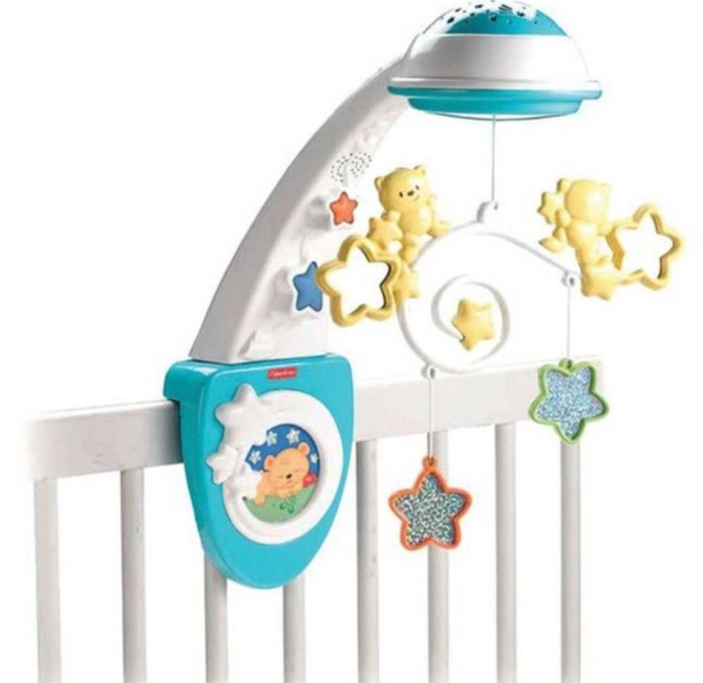 Fisher price / музикална въртележка / прожектор Блестяща симфония